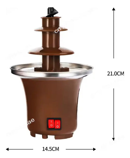 Fuente de chocolate 3 niveles