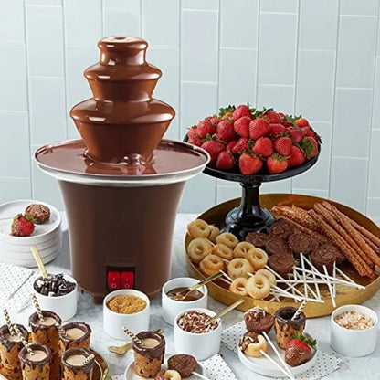 Fuente de chocolate 3 niveles