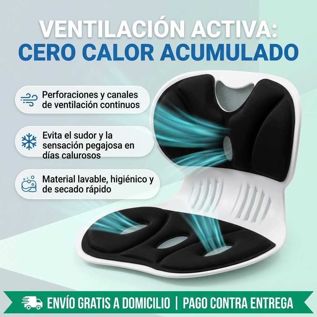Asiento refrigerante con ventilación