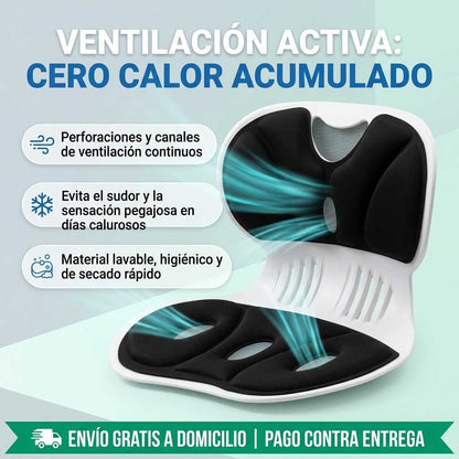 Asiento refrigerante con ventilación