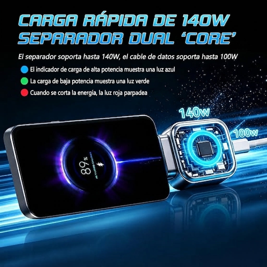 Adaptador separador de carga inteligente